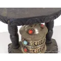 Moulin à prières tibétain mantras pierres 10 cm - Moulins à Prières tibétains