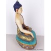 Grande statuette Bouddha peinte à la main Statuettes Bouddhistes GBUDDHA2