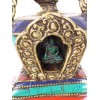 Stupa laiton pierres pour autel bouddhiste 21 cm Statuettes Bouddhistes ref 3755