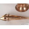 Bhumpa tibétain en cuivre 22 cm Objets rituels bouddhistes bhumpa