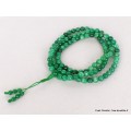 Mala de prières bouddhiste en JADE vert Mala tibétain 108 perles MADP55
