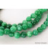Mala de prières bouddhiste en JADE vert Mala tibétain 108 perles MADP55