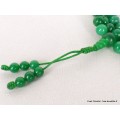 Mala de prières bouddhiste en JADE vert Mala tibétain 108 perles MADP55