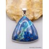 Pendentif en Shattuckite naturelle triangulaire Pendentifs pierres naturelles PU7.4