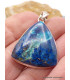 Pendentif en Shattuckite naturelle triangulaire Pendentifs pierres naturelles PU7.4