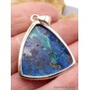 Pendentif en Shattuckite naturelle triangulaire Pendentifs pierres naturelles PU7.4