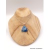 Pendentif en Shattuckite naturelle triangulaire Pendentifs pierres naturelles PU7.4
