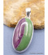 Pendentif en Rubis sur Zoïzite forme ovale Pendentifs pierres naturelles PU8.2