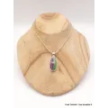 Pendentif en Rubis sur Zoïzite forme ovale - Pendentifs pierres naturelles