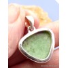 Petit pendentif Rubis sur Zoïzite triangulaire Pendentifs pierres naturelles PU8.3