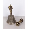 Cloche dorjé de cérémonie en bronze 19 cm Cloches et dorjé tibétains CDHG2