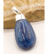 Pendentif moderne Cyanite bleue cabochon Pendentifs pierres naturelles PU60.1