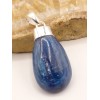 Pendentif moderne Cyanite bleue cabochon Pendentifs pierres naturelles PU60.1