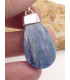 Pendentif moderne Cyanite bleue cabochon Pendentifs pierres naturelles PU60.1