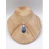 Pendentif moderne Cyanite bleue cabochon Pendentifs pierres naturelles PU60.1