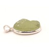 Pendentif en Préhnite brute forme ovale Bijoux en Préhnite PU64.1