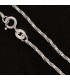 Chaîne argent Foxtail 40 cm Chaînes en argent EFTC31