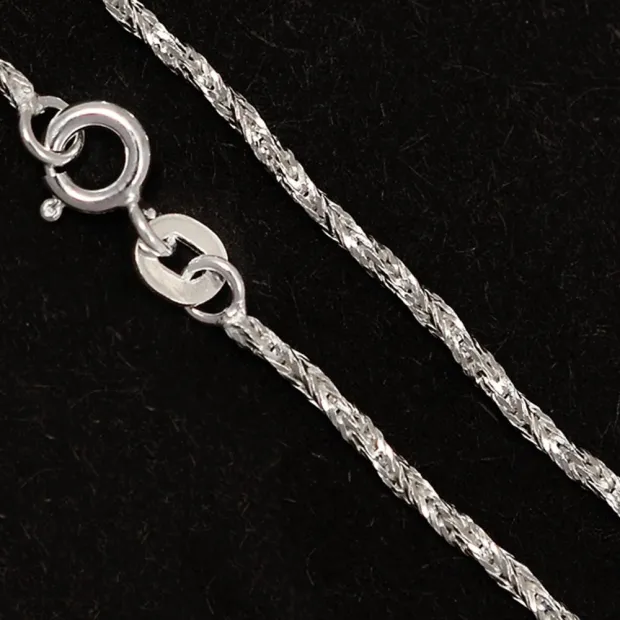 Chaîne argent Foxtail 40 cm - Chaînes en argent