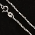 Chaîne argent Foxtail 40 cm - Chaînes en argent