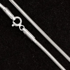 Chaîne Serpent 45 cm 1 mm - Chaînes en argent