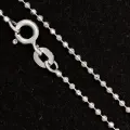 Chaîne argent Boules 45 cm 1 mm - Chaînes en argent