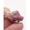 Pendentif Oxyde de Cobalt brut oval Pendentifs pierres naturelles PU72