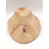 Pendentif Oxyde de Cobalt brut oval Pendentifs pierres naturelles PU72