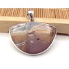 Pendentif Jaspe Sonora dendritique rose bleu Bijoux en Jaspe PU78