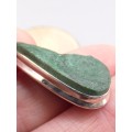 Pendentif Malachite Druze forme goutte Pendentifs pierres naturelles PU81