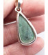 Pendentif Malachite Druze forme goutte Pendentifs pierres naturelles PU81