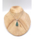 Pendentif Malachite Druze forme goutte Pendentifs pierres naturelles PU81