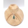 Pendentif Malachite Druze forme goutte Pendentifs pierres naturelles PU81