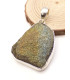 Pendentif Pyrite arc-en-ciel asymétrique Bijoux en Pyrite arc-en-ciel PU82