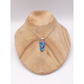 Pendentif Shattuckite forme vase Bijoux en Shattuckite PU83.1