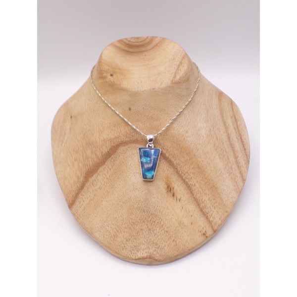 Pendentif Shattuckite forme vase Pendentifs pierres naturelles PU83.1