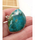 Pendentif Shattuckite semi-oval Pendentifs pierres naturelles PU83.3