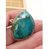Pendentif Shattuckite semi-oval Pendentifs pierres naturelles PU83.3