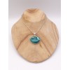 Pendentif Shattuckite semi-oval Pendentifs pierres naturelles PU83.3