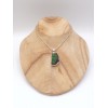 Pendentif Grenat Uvarovite sur roche-mère Bijoux en Grenat Uvarovite PU84.1
