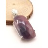 Pendentif Saphir africain mixte facetté allongé Pendentifs pierres naturelles PU85.1