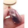 Pendentif Saphir africain mixte facetté allongé Pendentifs pierres naturelles PU85.1