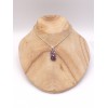 Pendentif Saphir africain mixte facetté allongé Pendentifs pierres naturelles PU85.1