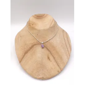 Pendentif Pierre naturelle rubis africain facetté - Bijoux en Rubis
