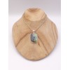 Pendentif Labradorite sculptée fleur Bijoux en Labradorite PU88.1
