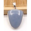 Pendentif Angelite bleue anhydrite semi-oval Pendentifs pierres naturelles PU94