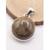 Petit Pendentif Saphirnaturel rond Pendentifs pierres naturelles PU97.1