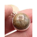 Petit Pendentif Saphir naturel rond - Pendentifs pierres naturelles