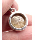 Petit Pendentif Saphirnaturel rond Pendentifs pierres naturelles PU97.1
