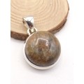Petit Pendentif Saphirnaturel rond Pendentifs pierres naturelles PU97.1