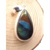 Pendentif Labradorite Spectrolite quadricolore Bijoux en Labradorite PU69.2